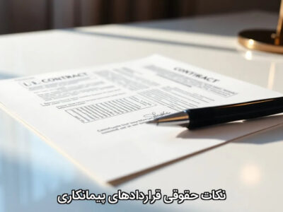 نکات حقوقی قراردادهای پیمانکاری