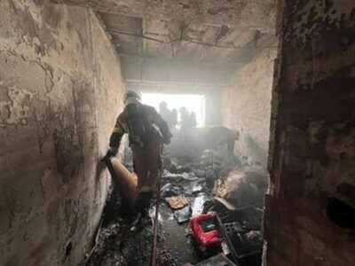 آتشسوزی هولناک یک مجتمع مسکونی ۲۰ طبقه در تهران