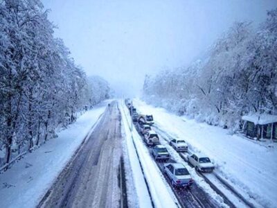 باران و برف گستره وسیعی از جاده‌های کشور را در بر گرفت