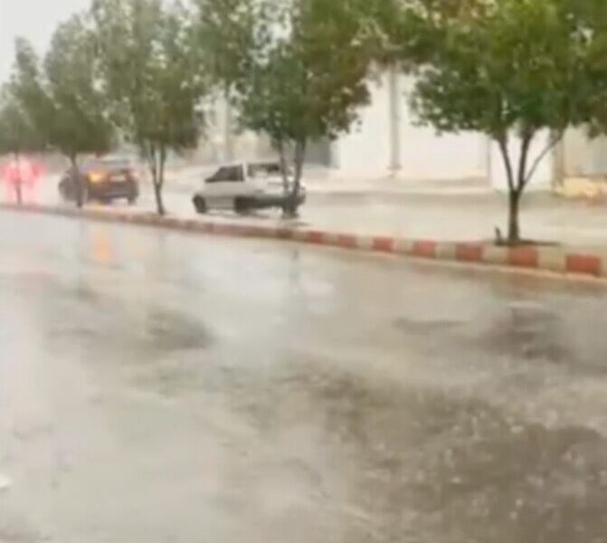 بارش باران و جاری شدن سیلاب در جنوب سیستان و بلوچستان