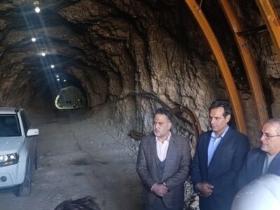 بازدید از حفاری تونل در کوه رنو این بار برای عبور
قطار