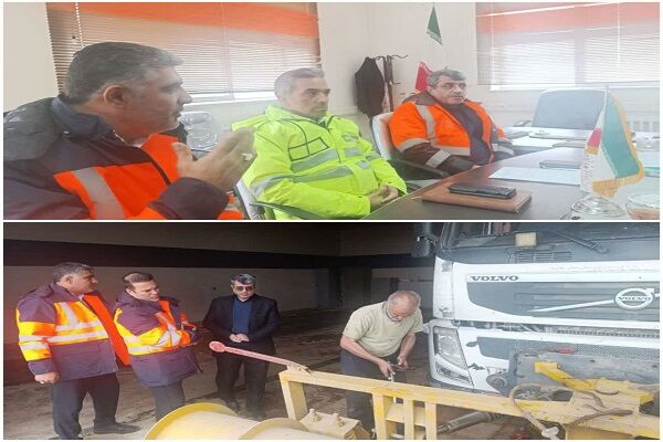 بازدید مدیرکل راه و شهرسازی شرق سمنان از اداره راه شاهرود در
آستانه بارش‌های زمستانی