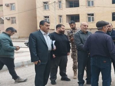 ببینید| بازدید معاون سازمان ملی زمین و مسکن و مدیرکل راه و
شهرسازی خوزستان از پروژه های مسکن خرمشهر و آبادان