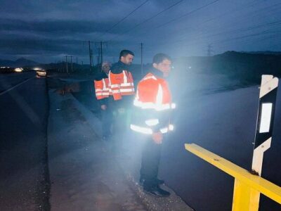 ببینید| تلاش شبانه راهداران هرمزگان