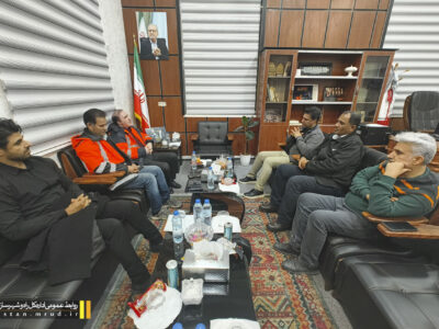 ببینید| نشست هماهنگی مدیرکل راه و شهرسازی لارستان با
فرماندار شهرستان مهر در پی بحران بارندگی ‌ها