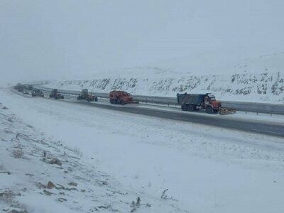 برف و باران جاده‌های برخی از استان‌های کشور را
فراگرفت