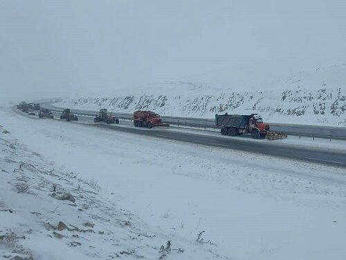 برف و باران جاده‌های برخی از استان‌های کشور را
فراگرفت