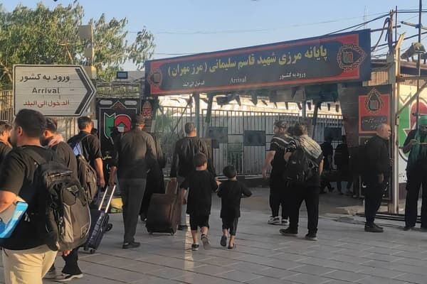 تردد بیش از ۷ میلیون زائر و مسافر از مرز مهران