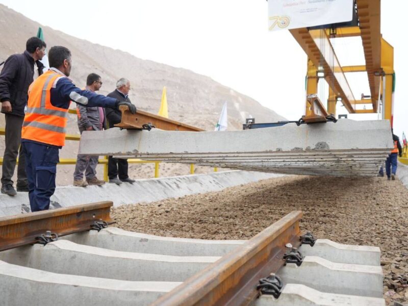 راه‌آهن میانه–اردبیل با پیشرفت ۹۶.۵ درصدی به زودی به
بهره‌برداری می‌رسد