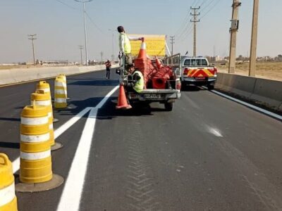 عملیات خط کشی محور پیشوا به شریفآباد در استان تهران به
پایان رسید