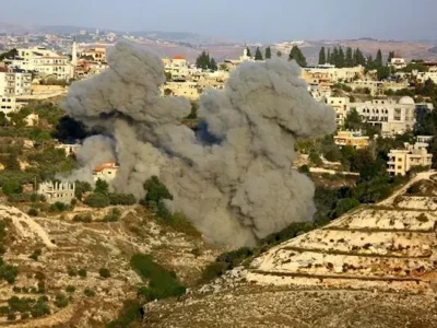 فوری/ حمله گسترده هوایی و زمینی اسرائیل به جنوب لبنان