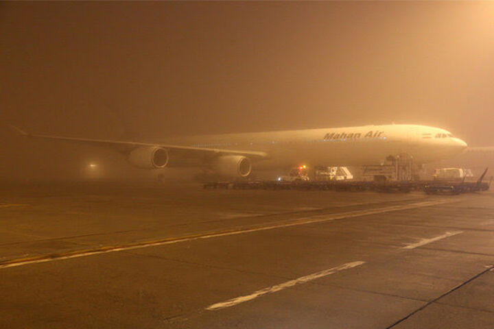 لغو شدن پروازهای فرودگاه اهواز به دلیل مه گرفتگی