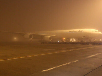 لغو ۸ پرواز ورودی و خروجی فرودگاه بین المللی اهواز