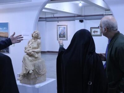 نمایشگاه تجسمی «در قاب بهشت» افتتاح شد