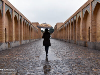 هوای اصفهان بارانی و سالم است