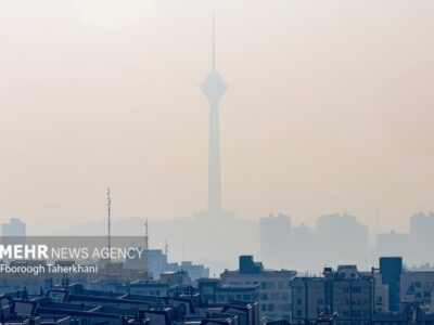 هوای تهران همچنان آلوده و در وضعیت نارنجی است