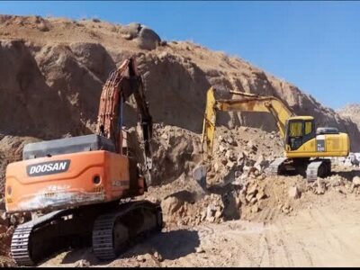 پیشرفت عملیات عمرانی محور نهضت ملی سرکان در همدان