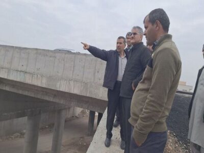 پیشرفت پل دامداران زاهدان از ۷۰ درصد فراتر رفت