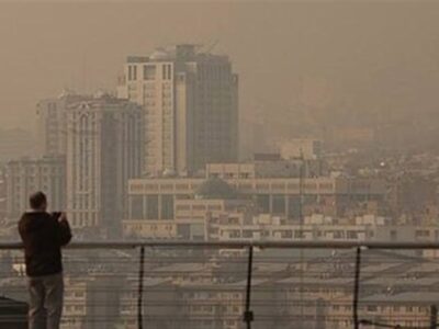 کیفیت هوای تهران در وضعیت قرمز