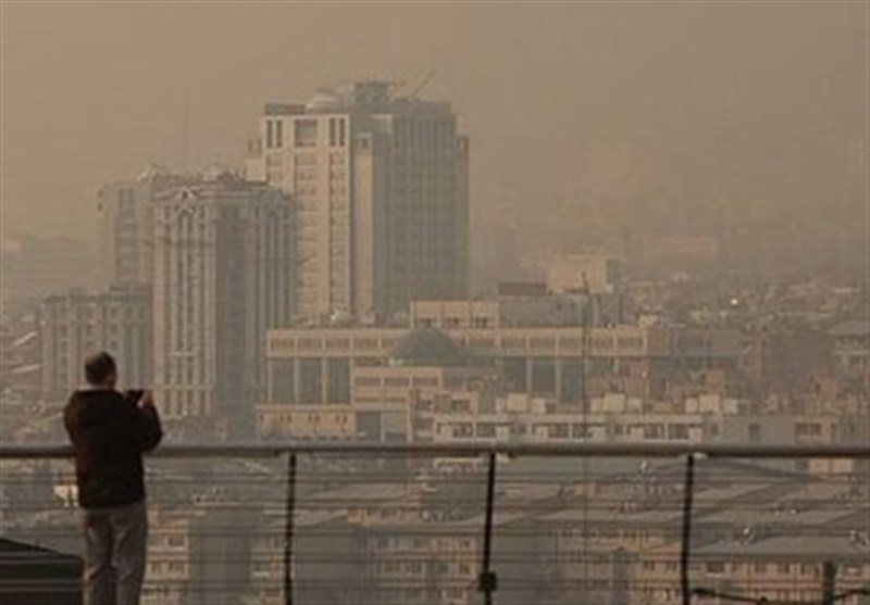 کیفیت هوای تهران در وضعیت قرمز