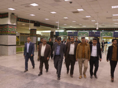 ️ببینید| بازدید رییس سازمان راهداری و حمل‌ و نقل جاده‌ای از
پایانه مرزی خسروی