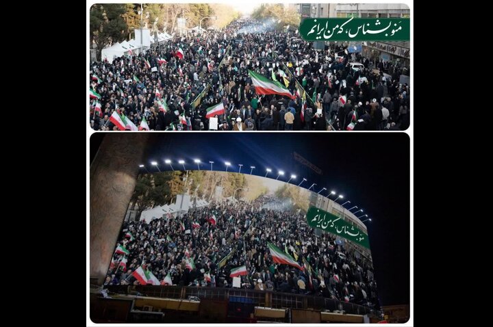 اتحاد مقدس در دیوارنگاره میدان ولیعصر (عج) جلوه‌گر شد