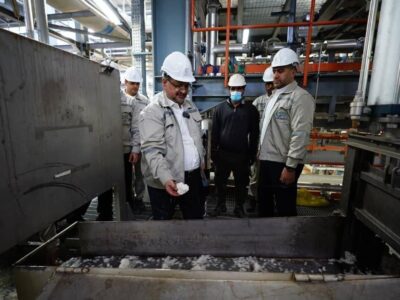 انجام تست عملیاتی ناحیه پایانی پتروشیمی صدف خلیج‌فارس با حضور مدیرعامل هلدینگ خلیج‌فارس