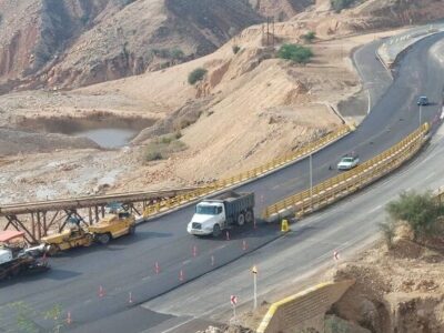 باند دوم محور پیربَتولی به لالی در شهرستان مسجدسلیمان زیر
بار ترافیک رفت