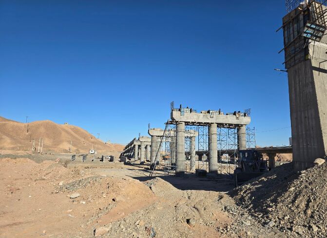 ببینید| پیشرفت حدود ۶۰ درصدی ساخت پل حرمک در شمال سیستان و
بلوچستان