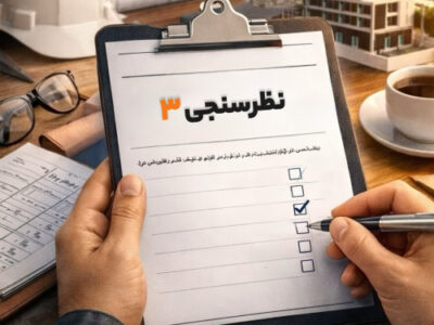 تکمیل سومین پرسشنامه تدوین سند راهبردی سازمان نظام مهندسی ساختمان کشور