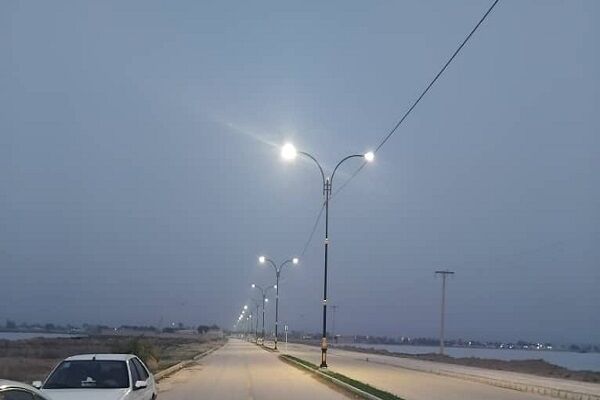 راه روستایی «سراج آباد» دشتستان بوشهر روشن شد