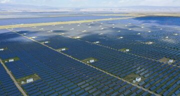 معجزه‌ای در دل کویر / بزرگترین مزرعه خورشیدی چین