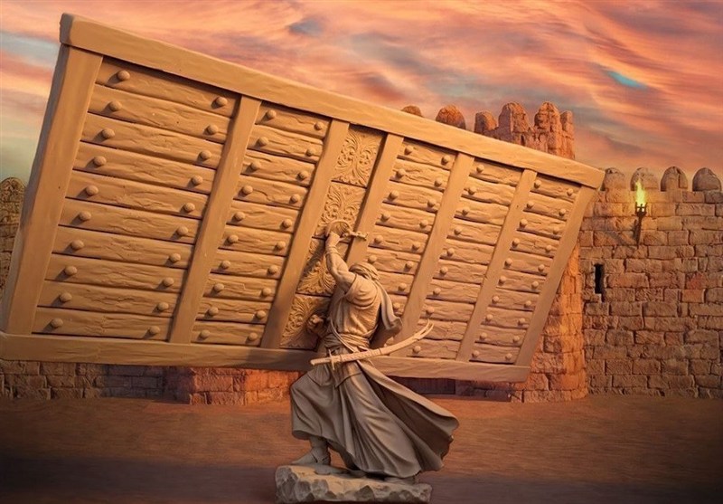 نماد «فاتح خیبر» رونمایی شد/ نصب نهایی در بزرگراه امام علی (ع)