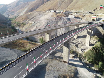 عملیات اجرایی قطعه سوم آزادراه تهران – شمال آغاز شد