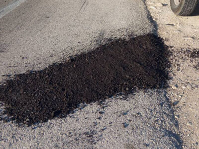 لکه‌گیری محورهای بندر خمیر انجام شد