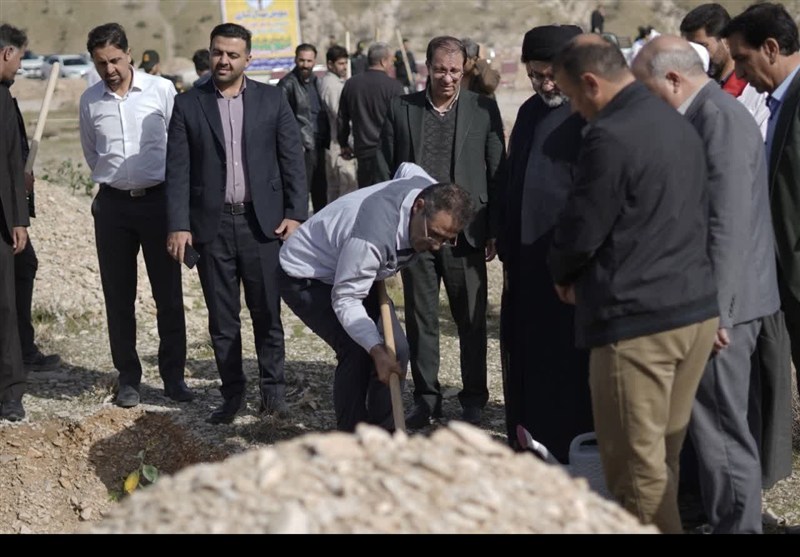 نهال‌کاری ۵۰ هکتاری شرکت پتروشیمی ایلام