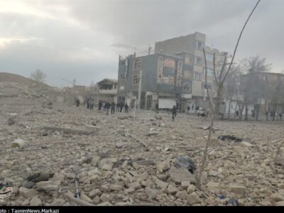 حمله صهیونی- آمریکایی به مدرسه‌ای در خمین؛ ۲ نفر شهید شدند+عکس