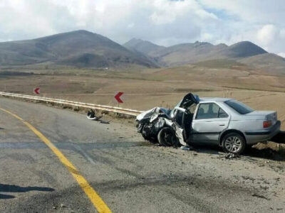 تصادف مرگبار در محور سربیشه–نهبندان؛ ۲ کشته و ۷ مصدوم