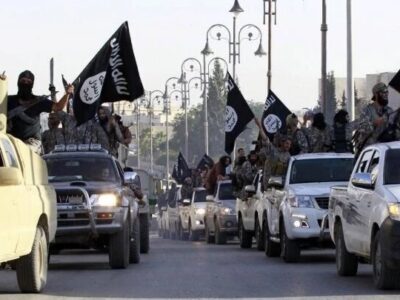 حمله داعش به یک منطقه در سوریه