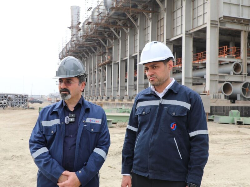 روند اجرای پروژه احیاء ۲ صبا فولاد خلیج فارس به خوبی پیش می رود