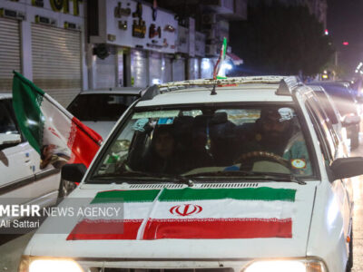 رژه خودریی مردم تبریز