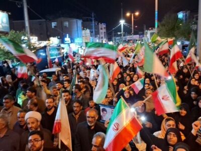 پنجاه و یکمین شب ایستادگی مردم قزوین در خیابان