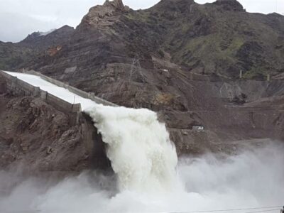 سد رمشت سرریز از امید؛ جان تازه به ۱۱۰۰ هکتار اراضی کشاورزی کامیاران