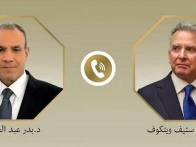 تأکید ویتکاف بر نقش مصر در روند دستیابی به توافق با ایران