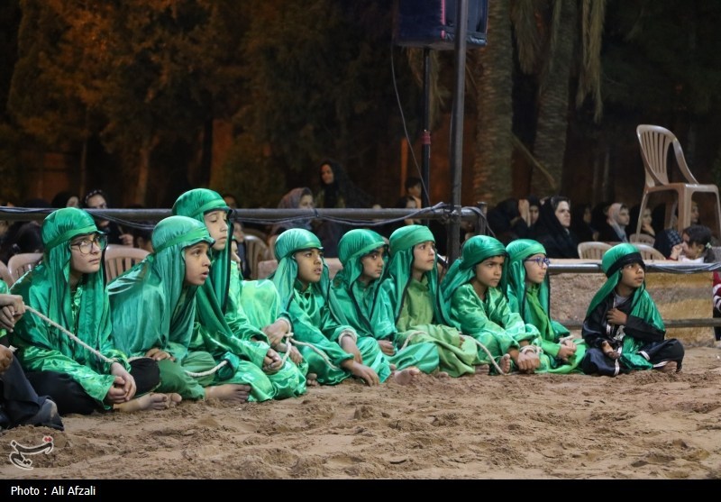 تعزیه در ده‌زیار فقط اجرا نمی‌شود؛ در دل کودکان زندگی می‌کند