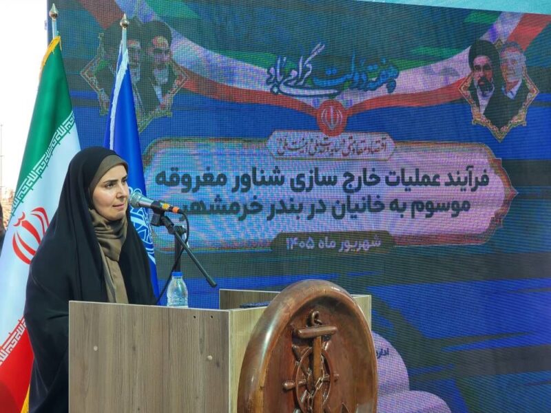 ببینید|بازدید وزیر راه و شهرسازی از روند خارج‌سازی کشتی غرق
شده خانیان در بندر خرمشهر