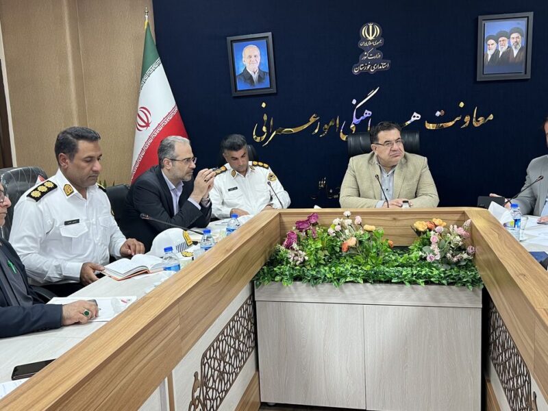 ببینید| پنجمین جلسه کمیسیون اجرایی آیین‌نامه مدیریت ایمنی و
سوانح رانندگی خوزستان